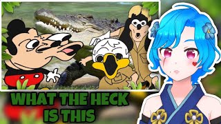 WHAT KIND ANIMATION IS THIS  Sr Pelo  Mokeys show  427  Crocodile Reaction [upl. by Eddi]