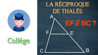 La réciproque du Théorème de Thalès  Collège  Petits Savants [upl. by Anitel]