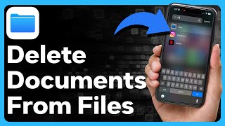 How To Delete Documents From Files On iPhone [upl. by Latton380]