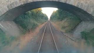 En cabine sur la ligne SNCF entre Guéret et Limoges [upl. by Cavallaro]