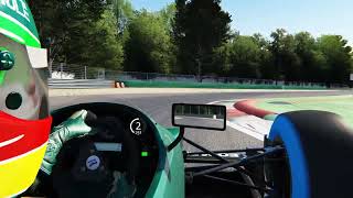 Assetto Corsa Benetton B186 Onboard Pole Position1 [upl. by Elamrej]