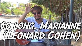 So long Marianne Leonard Cohen  Tuto guitare Hommage [upl. by Brant]