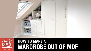 How to Make a Fitted Wardrobe out of MDF [upl. by Eeramit546]