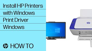 Installing an HP Printer using the Windows Print Driver  HP Printers  HP Support [upl. by Naik]