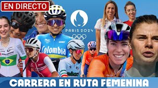 🔴 EN VIVO Ciclismo Ruta Femenina  Olimpiadas Paris 2024 ➣ Ciclismo Olímpico [upl. by Constantino]