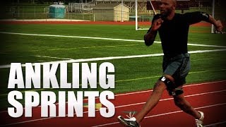 Track and Field Ankling Sprint Drill  Track and Field Speed Training [upl. by Ahsatak]