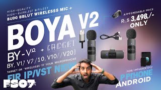 Boya byV2  Wireless Mic  iPhone  Android 2024  Review  Unboxing [upl. by Embry]