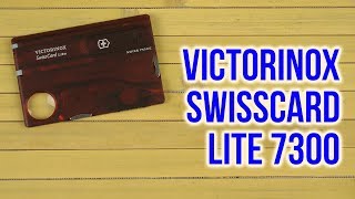 Распаковка Victorinox SwissCard Lite 7300 [upl. by Lyford]