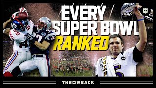 Ranking Every Super Bowl From WORST to BEST [upl. by Lazos]