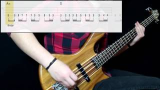 Red Hot Chili Peppers  The Zephyr Song Bass Cover Play Along Tabs In Video [upl. by Christoffer525]