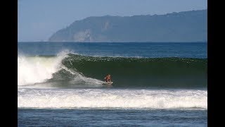 Pavones Costa Rica  Longest Surf Break Ive Ever Seen [upl. by Aidualk]