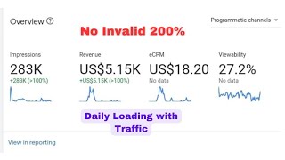 AdSense And Adx 202425 Loading  No invalid 💯  Traffic Arbitrage [upl. by Arriek314]