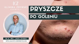 Dermatolog mówi o pryszcze po goleniu [upl. by Manly]