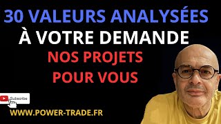 30 valeurs analysées  Nos projets pour vous [upl. by Huskamp476]