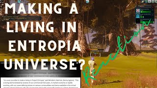 Entropia Universe Player Reacts To I Quit My Job To Try and Make a Living in the Metaverse [upl. by Anrak]