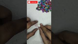 DIY cowrie shell earrings subscribe like share comments [upl. by Silvio113]