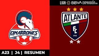 ¡Igualada en Hermosillo  Resumen Cimarrones vs Atlante  Jornada 4  A23  Liga BBVA Expansión MX [upl. by Pearce]