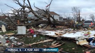 One Year Later Chilling Video Surfaces Marking Fairdale Tornado Outbreak [upl. by Krum]