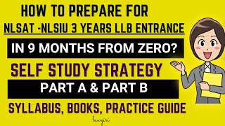 NLSAT LLB 2025 Preparation Syllabus Current AffairsNLSIU Bangalore 3 year Law Part A amp B Essay [upl. by Stclair659]