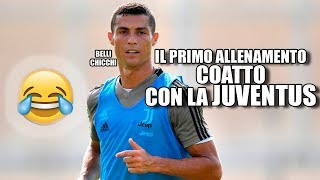 IL primo ALLENAMENTO COATTO di RONALDO [upl. by Ecirtaeb]