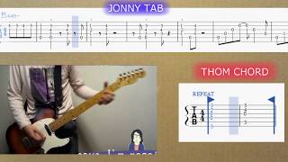 My iron lung Worthless tutorial amp TAB RADIOHEAD [upl. by Judie]