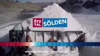 Vorbereitungen Skiweltcup 2015  Sölden  Tirol  Österreich [upl. by Eedissac]