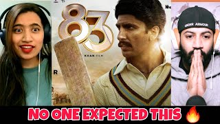 83  Official Trailer  Hindi  Ranveer Singh  Kabir Khan Reaction  The Tenth Staar [upl. by Odessa106]