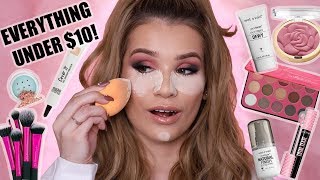 FULL FACE NOTHING OVER 10  AFFORDABLE Makeup Tutorial [upl. by Yelrebmyk]