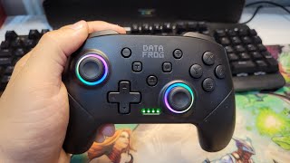 CONTROLE DO ALIEXPRESS SEM FIO RGB WIRELESS CONTROLLER  DATA FROG  MUITO BARATO E BONITO [upl. by Mae737]