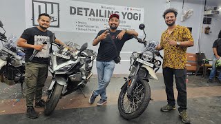 New Himalayan 450 Reveal ❤️ Wandersanes Subscribers Meet up 🥳 माझे पण भरपूर Subscribers भेटले 🥰 [upl. by Everest619]