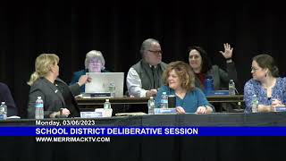 Merrimack School Deliberative Session March 6 2023 [upl. by Eberle]