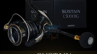 Reel shimano SUSTAIN c 5000 XG [upl. by Elumas]