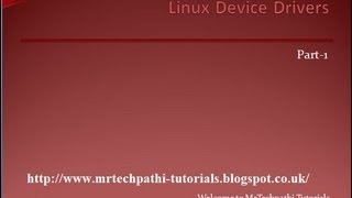 Linux Device Drivers Part 1 Role of Linux Device Driver [upl. by Barbuto807]