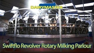 Dairymasters Swiftflo Rotary Milking Parlour [upl. by Ainit389]