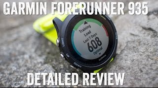 GARMIN FORERUNNER 935 DETAILED REVIEW [upl. by Sapowith]