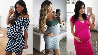 OUTFITS para Mujeres EMBARAZADAS  Moda en Ropa de Embarazo  Tendencias Primavera Verano 2019 [upl. by Irtak]