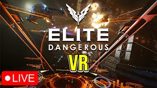 Noob Playing Elite Dangerous VR  LIVESTREAM [upl. by Dinin]