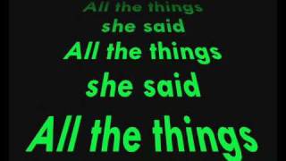 All The Things She Said Radio Version [upl. by Anaul]