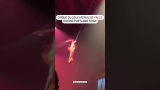 Cirque du Soleil aerialist injured in fall during Portland show [upl. by Chuu]