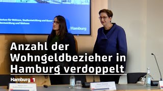 Wohngeld Plus Bauministerin Klara Geywitz und Senatorin Karen Pein ziehen eine positive Bilanz [upl. by Anneehs]