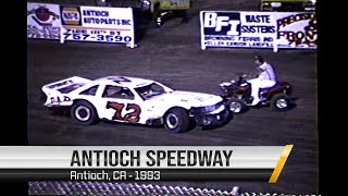 Late Model Racing at Antioch Speedway  1993 [upl. by Aisatna]