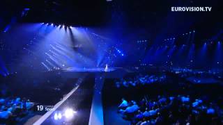 Pastora Soler  Quédate Conmigo Stay with me  Spain  Live  Grand Final  2012 Eurovision [upl. by Blondy]