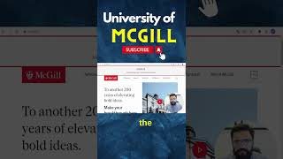 How to Apply to the McGill University Canada  McGill University Review for International Students [upl. by Dareen]