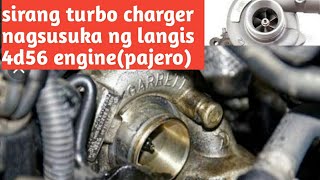 Turbocharger leaking oil 4d56 engine [upl. by Intihw]