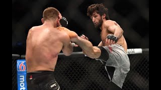 Zabit Magomedsharipov vs Calvin Kattar HIGHLIGHTS UFC MOSCOW [upl. by Leksehcey]