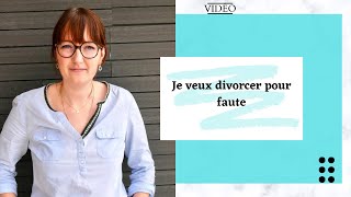 Le divorce pour faute le plus conflictuel [upl. by Connolly]