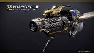 HOW TO GET HRAESVEGLUR ORNAMENT  DESTINY 2 [upl. by Brietta74]