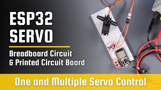 One and Multiple Servo Motor Control with ESP32  No More Servo Jitter [upl. by Fital]