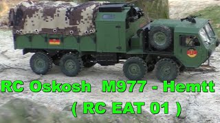 RC Oshkosh  Hemtt M977 8X8 im Wald  Радиоуправляемый Ошкош  Hemtt M977 8X8 [upl. by Voccola]