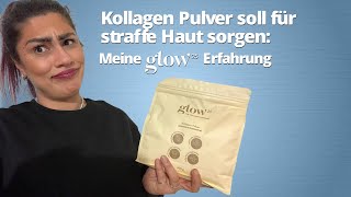 Falten weg und straffe Haut dank Kollagen Kollagenpulver von Glow25 im Test  Elanhelo [upl. by Aehtna]